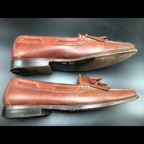 Cole Haan tassel kiltie loafers. - Picture 2 of 10